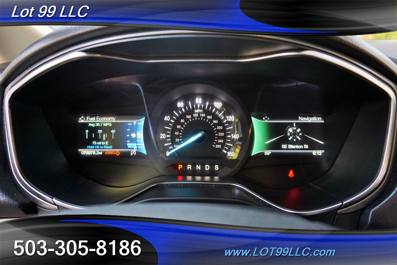 2017 Ford Fusion SE Sedan only 75K Heated Leather GPS Loaded - Photo 21 - Milwaukie, OR 97267
