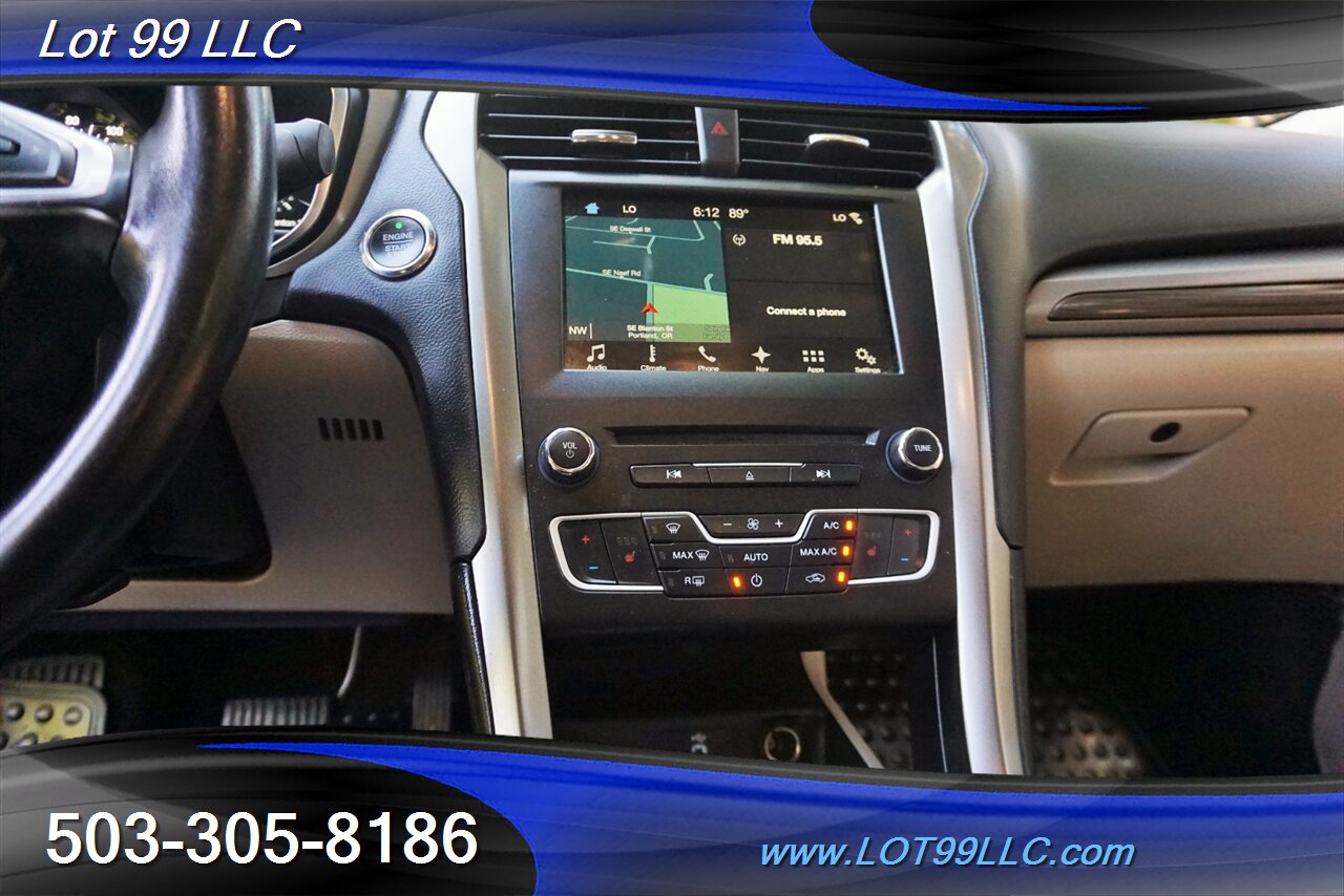 2017 Ford Fusion SE Sedan only 75K Heated Leather GPS Loaded - Photo 22 - Milwaukie, OR 97267
