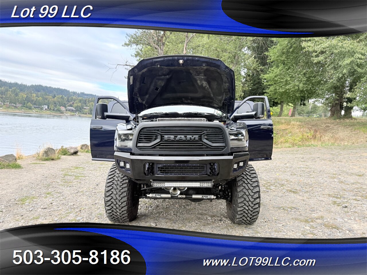 2015 RAM 3500 Crew Cab Dually 4x4 Cummins 6.7L Diesel  BDS Lifted Fuel Wheels Train Horn - Photo 28 - Milwaukie, OR 97267