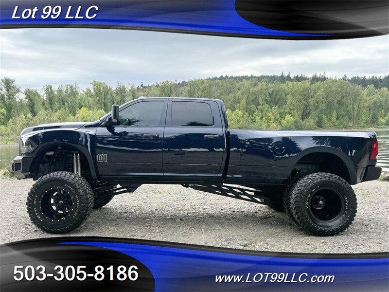 2015 RAM 3500 Crew Cab Dually 4x4 Cummins 6.7L Diesel  BDS Lifted Fuel Wheels Train Horn
