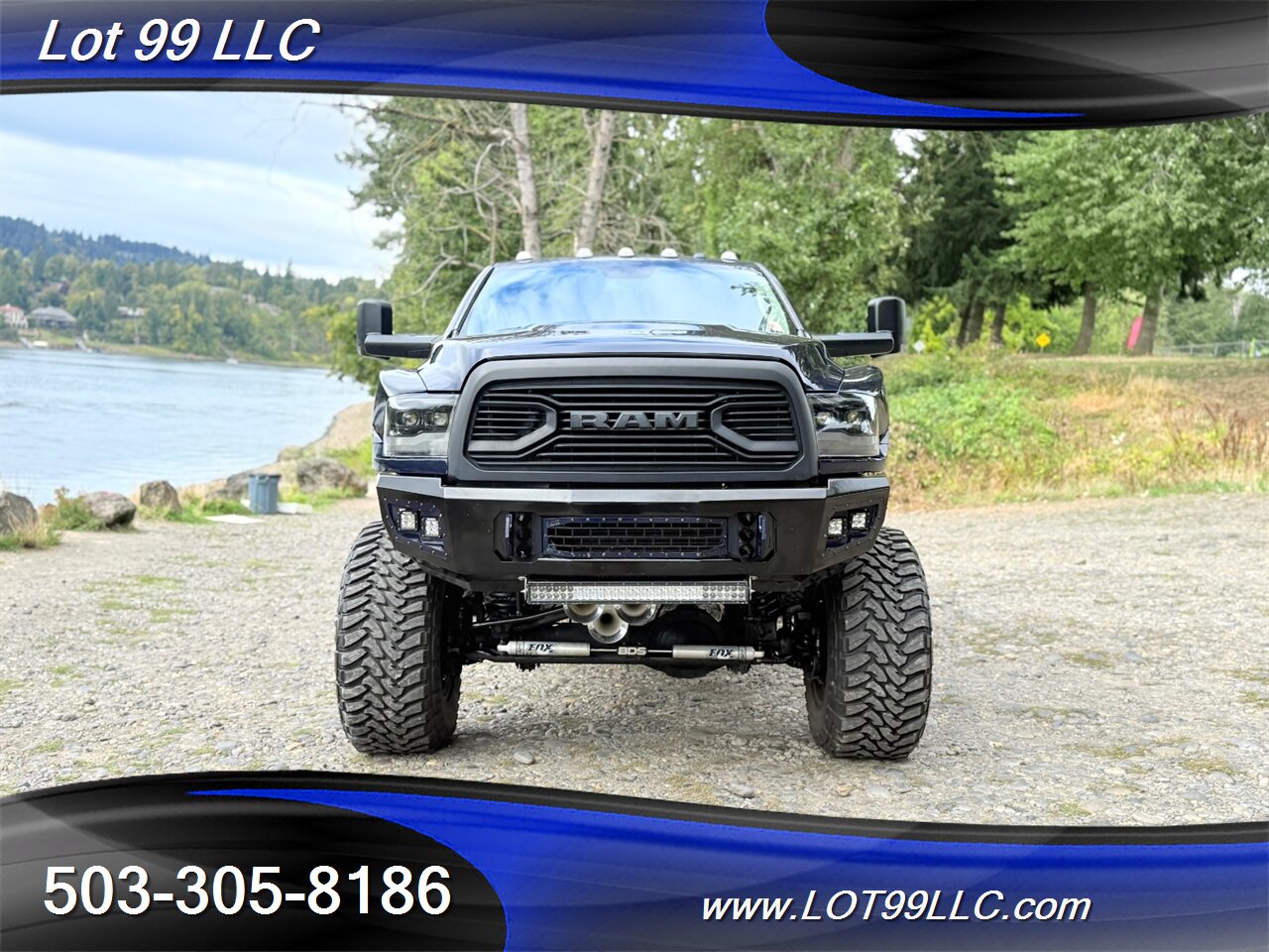 2015 RAM 3500 Crew Cab Dually 4x4 Cummins 6.7L Diesel  BDS Lifted Fuel Wheels Train Horn - Photo 3 - Milwaukie, OR 97267
