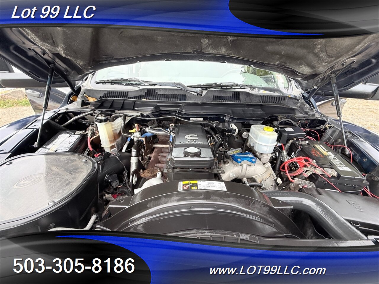2015 RAM 3500 Crew Cab Dually 4x4 Cummins 6.7L Diesel  BDS Lifted Fuel Wheels Train Horn - Photo 20 - Milwaukie, OR 97267