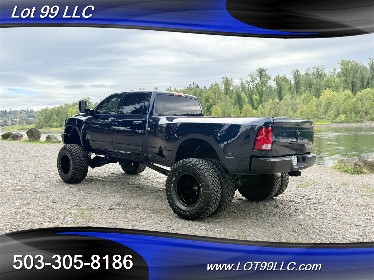 2015 RAM 3500 Crew Cab Dually 4x4 Cummins 6.7L Diesel  BDS Lifted Fuel Wheels Train Horn - Photo 8 - Milwaukie, OR 97267