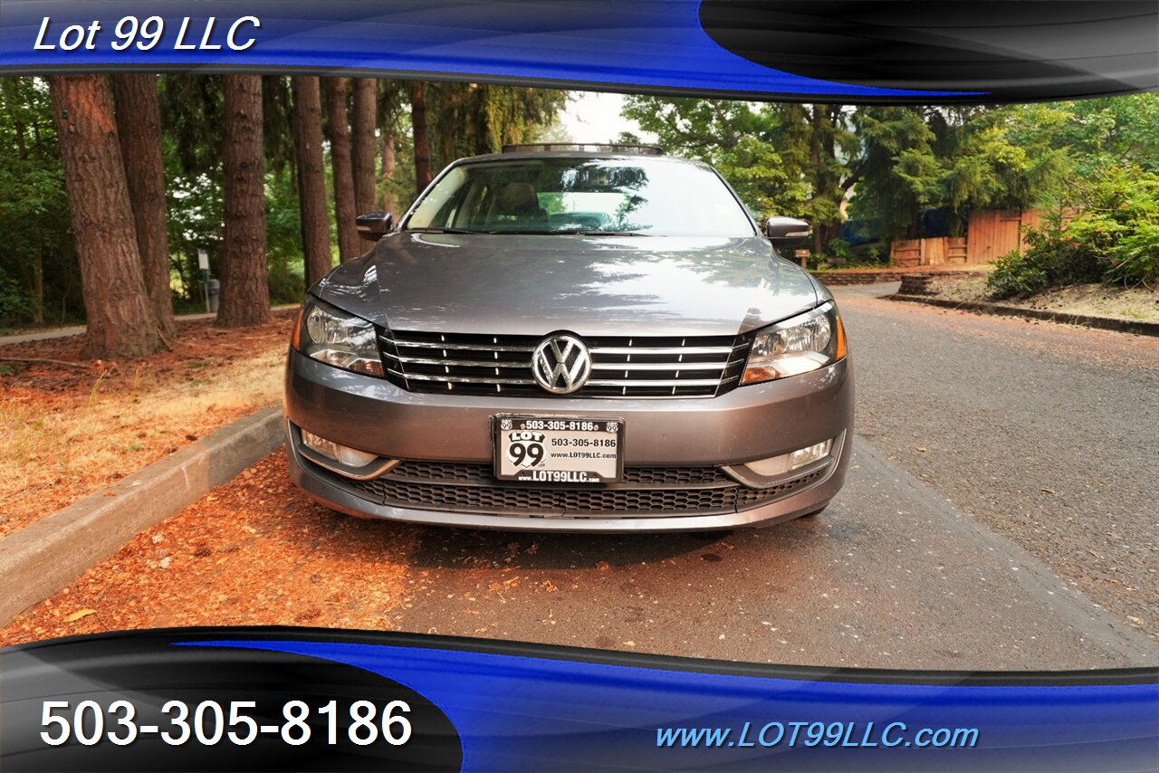 2013 Volkswagen Passat TDI SEL Premium 2.0L Turbo Diesel Heated Leather  Gps Moon Roof Premium Wheels Newer Tires 1 OWNER - Photo 6 - Milwaukie, OR 97267
