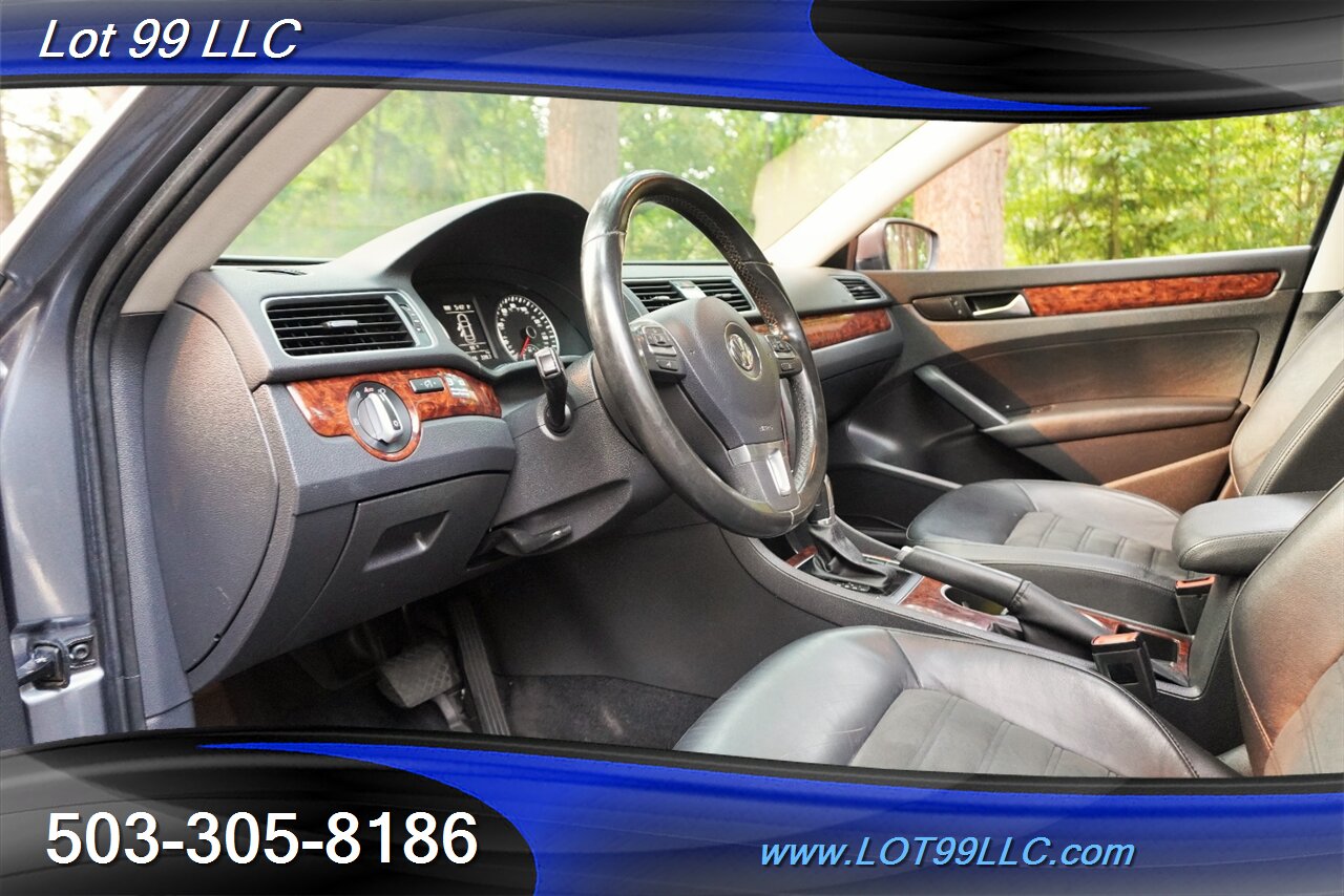 2013 Volkswagen Passat TDI SEL Premium 2.0L Turbo Diesel Heated Leather  Gps Moon Roof Premium Wheels Newer Tires 1 OWNER - Photo 12 - Milwaukie, OR 97267