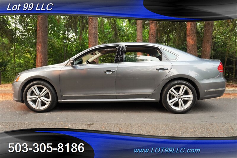 2013 Volkswagen Passat TDI SEL Premium 2.0L Turbo Diesel Heated Leather  Gps Moon Roof Premium Wheels Newer Tires 1 OWNER