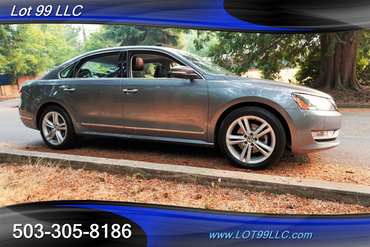 2013 Volkswagen Passat TDI SEL Premium 2.0L Turbo Diesel Heated Leather  Gps Moon Roof Premium Wheels Newer Tires 1 OWNER - Photo 7 - Milwaukie, OR 97267