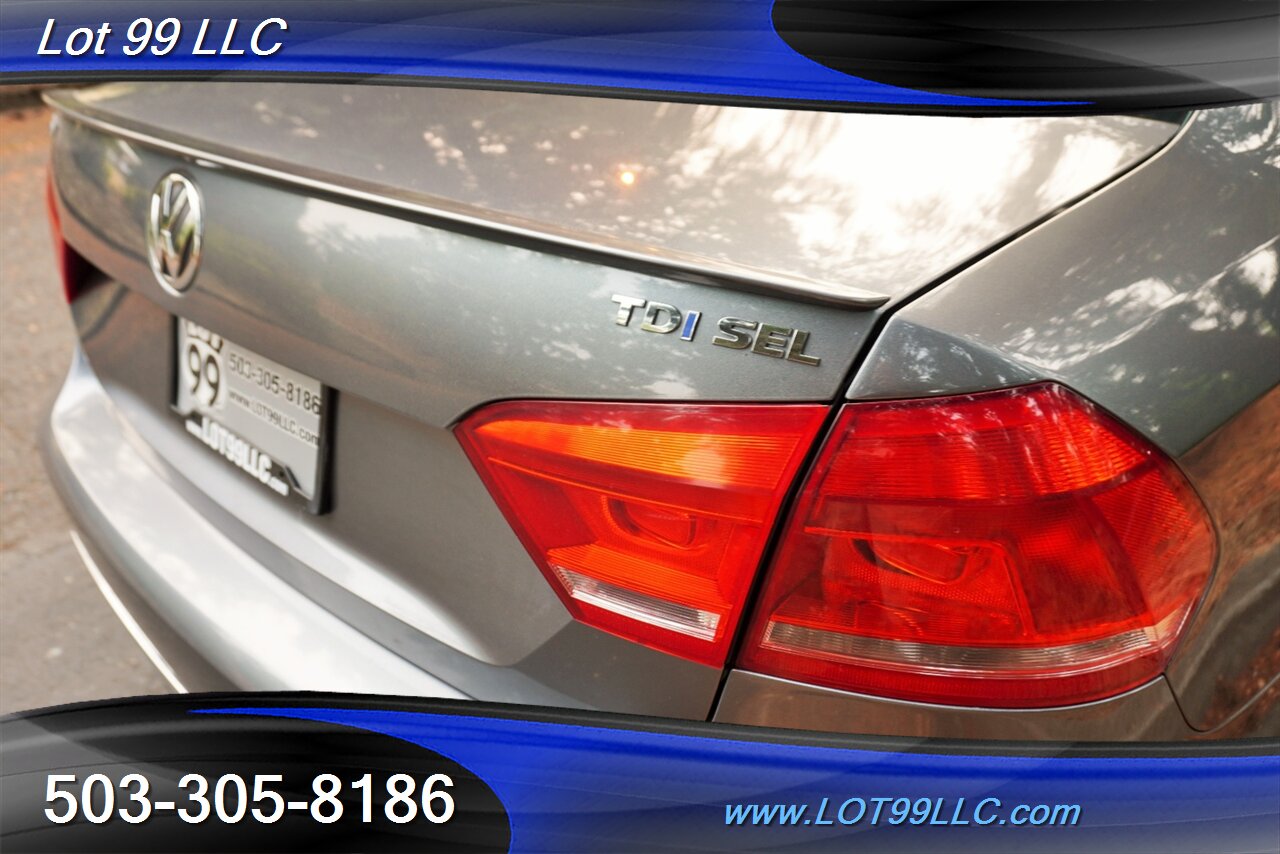 2013 Volkswagen Passat TDI SEL Premium 2.0L Turbo Diesel Heated Leather  Gps Moon Roof Premium Wheels Newer Tires 1 OWNER - Photo 32 - Milwaukie, OR 97267