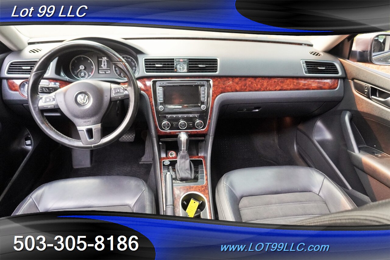 2013 Volkswagen Passat TDI SEL Premium 2.0L Turbo Diesel Heated Leather  Gps Moon Roof Premium Wheels Newer Tires 1 OWNER - Photo 2 - Milwaukie, OR 97267