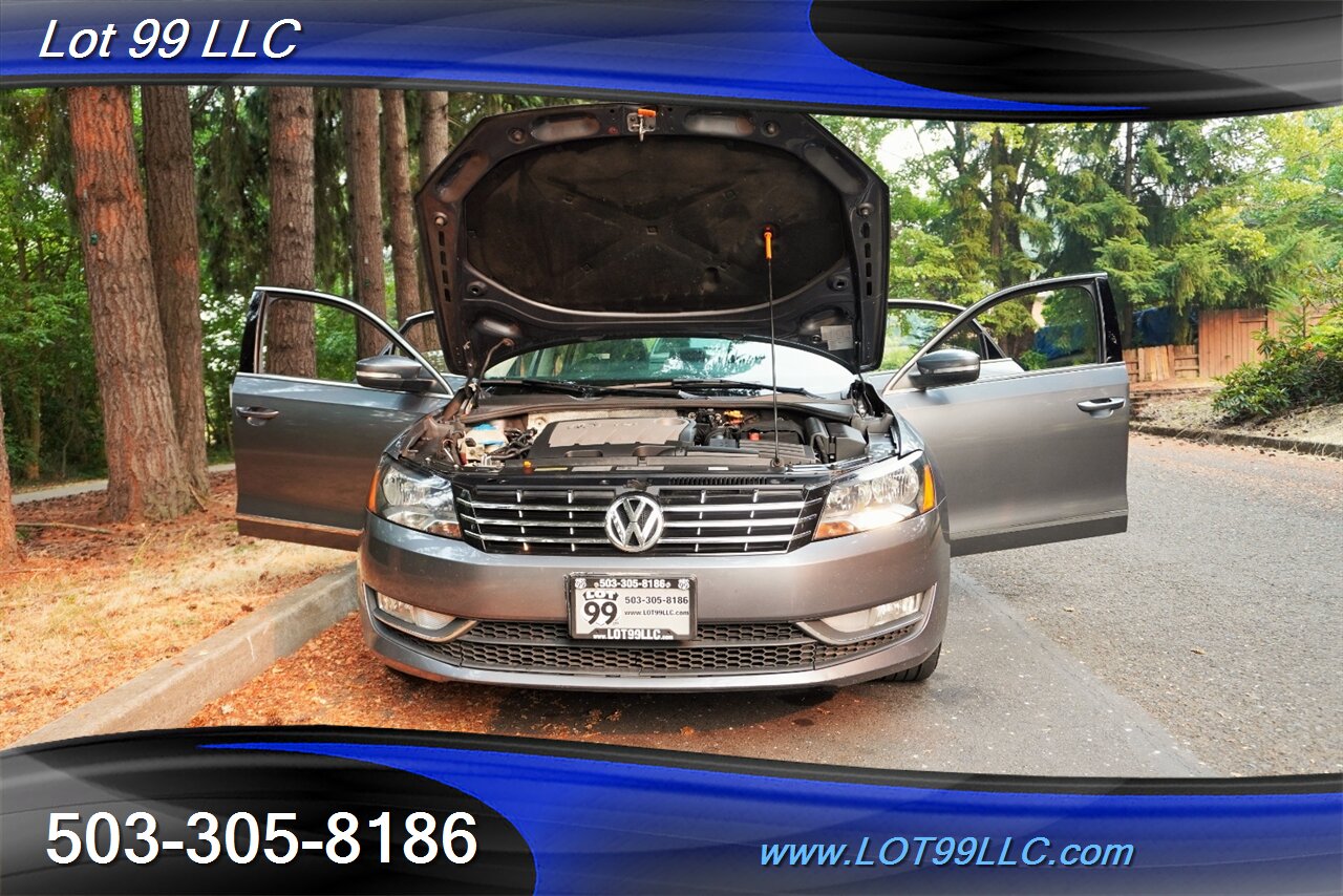 2013 Volkswagen Passat TDI SEL Premium 2.0L Turbo Diesel Heated Leather  Gps Moon Roof Premium Wheels Newer Tires 1 OWNER - Photo 27 - Milwaukie, OR 97267
