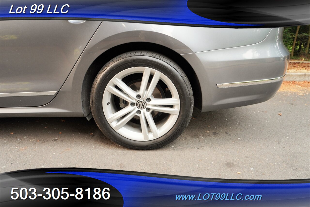 2013 Volkswagen Passat TDI SEL Premium 2.0L Turbo Diesel Heated Leather  Gps Moon Roof Premium Wheels Newer Tires 1 OWNER - Photo 35 - Milwaukie, OR 97267