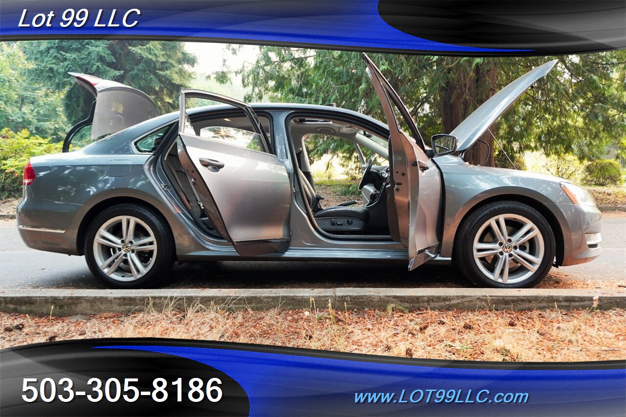 2013 Volkswagen Passat TDI SEL Premium 2.0L Turbo Diesel Heated Leather  Gps Moon Roof Premium Wheels Newer Tires 1 OWNER - Photo 28 - Milwaukie, OR 97267