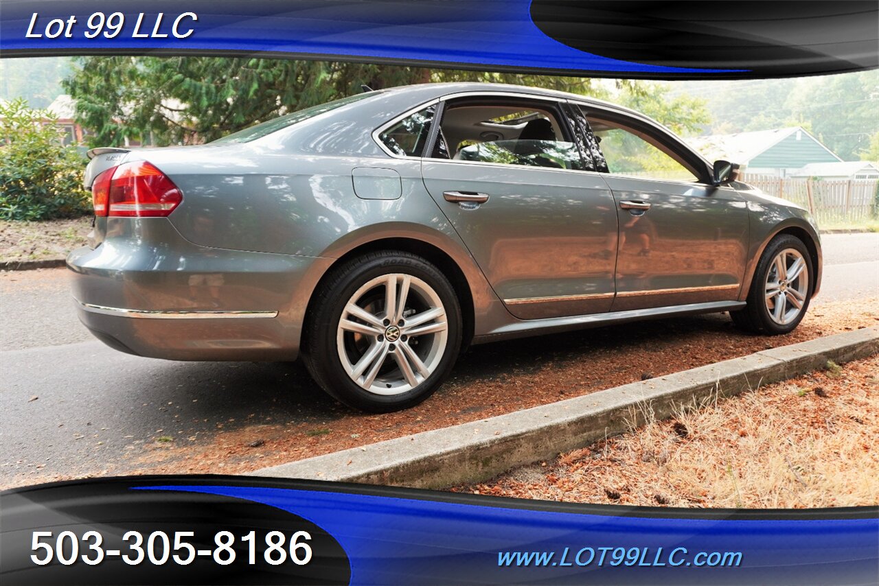 2013 Volkswagen Passat TDI SEL Premium 2.0L Turbo Diesel Heated Leather  Gps Moon Roof Premium Wheels Newer Tires 1 OWNER - Photo 9 - Milwaukie, OR 97267