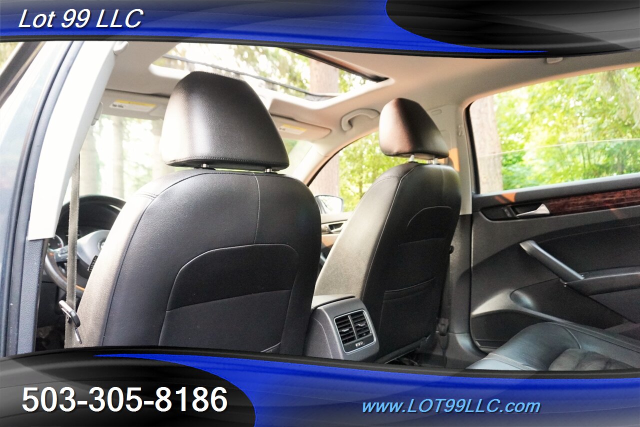 2013 Volkswagen Passat TDI SEL Premium 2.0L Turbo Diesel Heated Leather  Gps Moon Roof Premium Wheels Newer Tires 1 OWNER - Photo 14 - Milwaukie, OR 97267