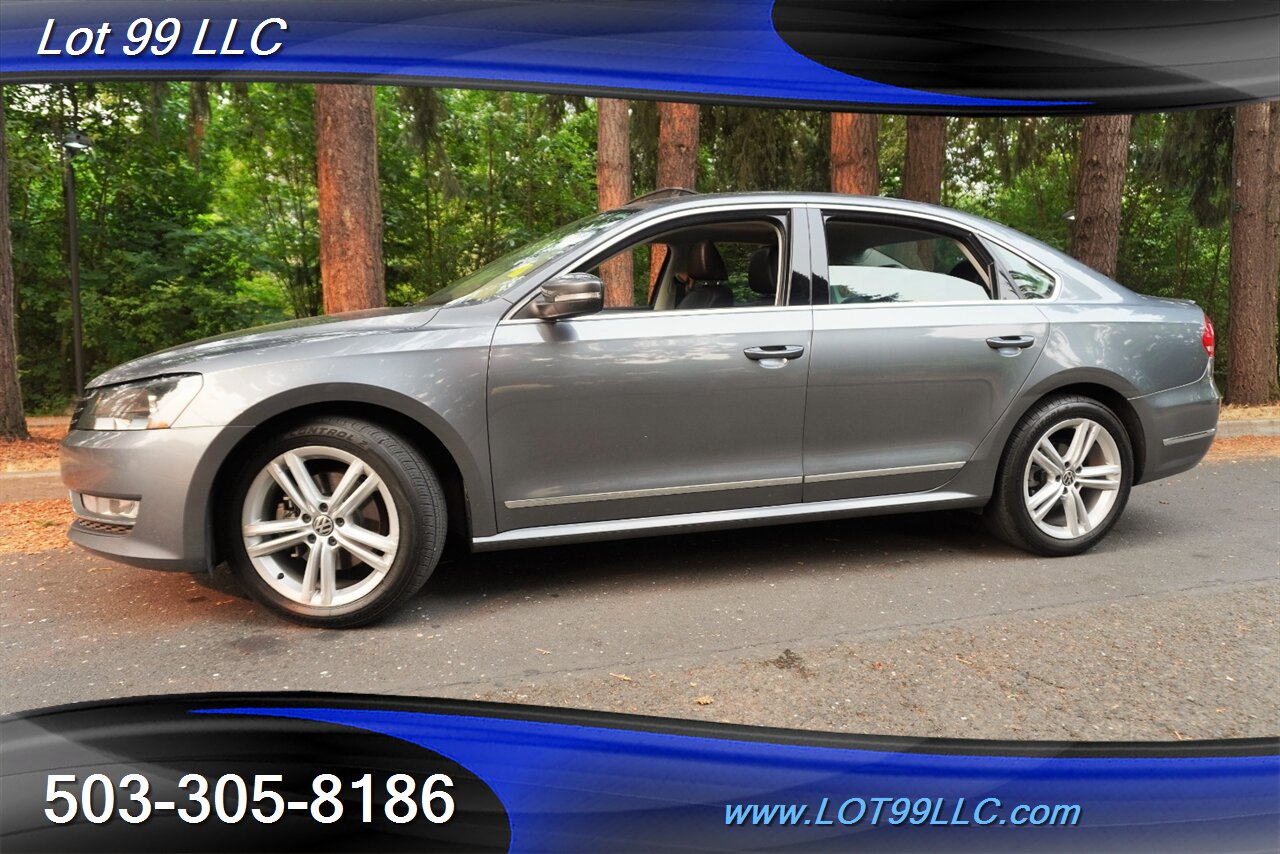 2013 Volkswagen Passat TDI SEL Premium 2.0L Turbo Diesel Heated Leather  Gps Moon Roof Premium Wheels Newer Tires 1 OWNER - Photo 5 - Milwaukie, OR 97267