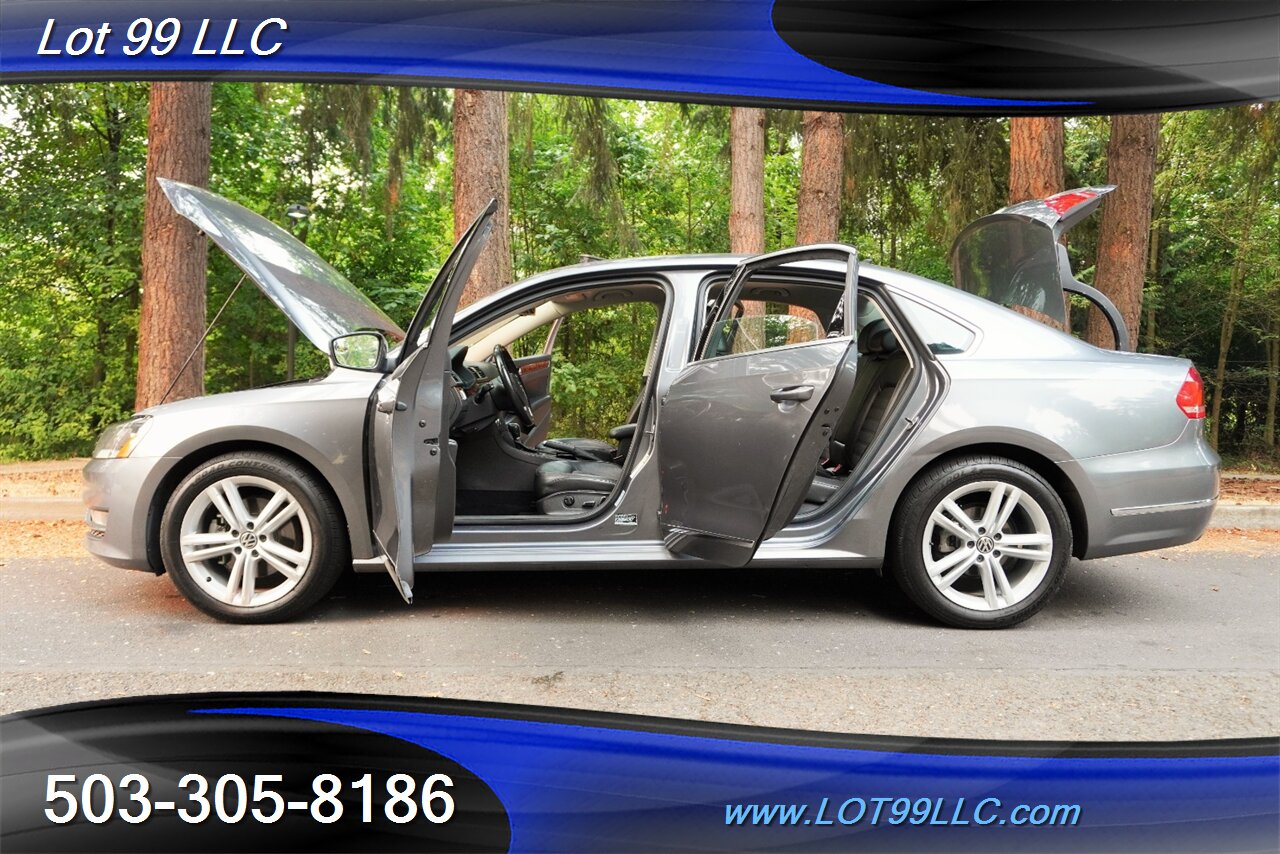 2013 Volkswagen Passat TDI SEL Premium 2.0L Turbo Diesel Heated Leather  Gps Moon Roof Premium Wheels Newer Tires 1 OWNER - Photo 25 - Milwaukie, OR 97267