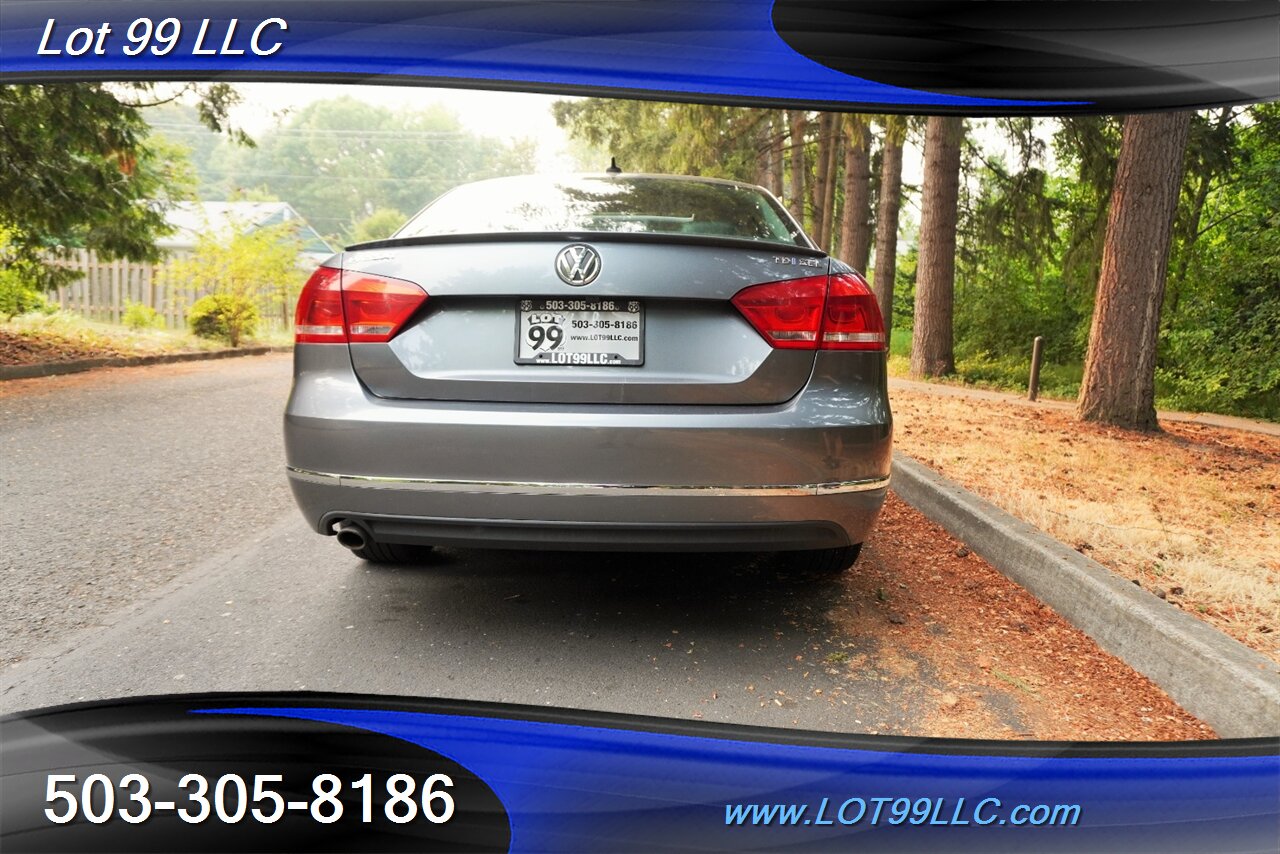 2013 Volkswagen Passat TDI SEL Premium 2.0L Turbo Diesel Heated Leather  Gps Moon Roof Premium Wheels Newer Tires 1 OWNER - Photo 10 - Milwaukie, OR 97267
