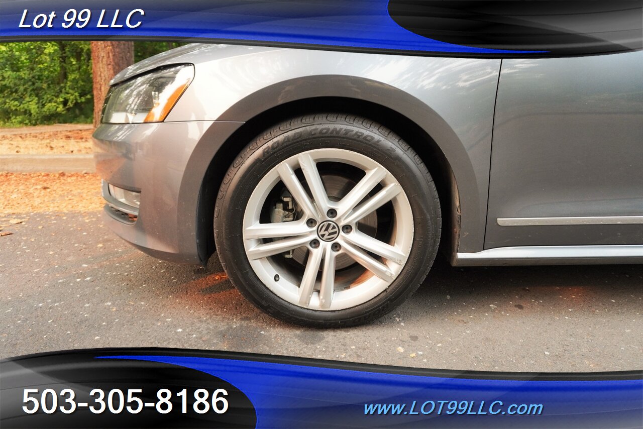 2013 Volkswagen Passat TDI SEL Premium 2.0L Turbo Diesel Heated Leather  Gps Moon Roof Premium Wheels Newer Tires 1 OWNER - Photo 24 - Milwaukie, OR 97267
