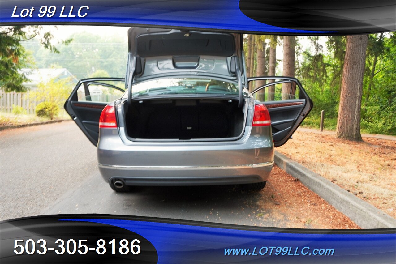 2013 Volkswagen Passat TDI SEL Premium 2.0L Turbo Diesel Heated Leather  Gps Moon Roof Premium Wheels Newer Tires 1 OWNER - Photo 29 - Milwaukie, OR 97267
