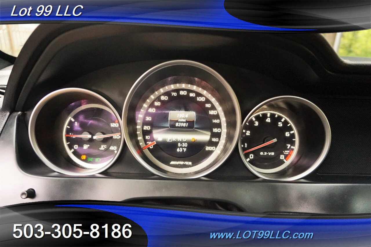 2013 Mercedes-Benz C 63 AMG Sedan Only 83k Heated Leather Pano GPS - Photo 19 - Milwaukie, OR 97267