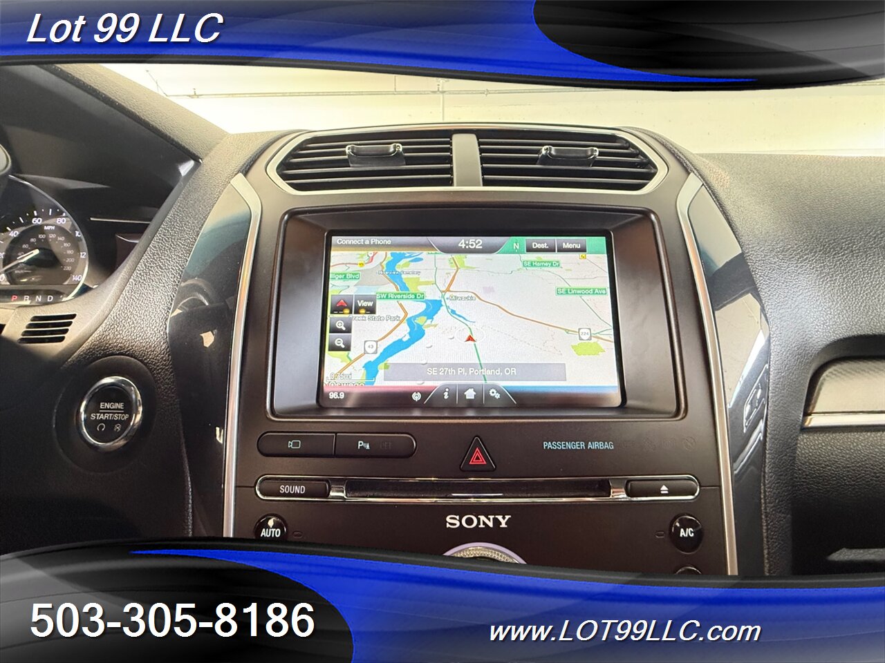 2016 Ford Explorer Sport 4x4 118k 3rd Row Htd-Cld Leather NEW TIRES 7 Passenger Navi Cam Power 3rd Row - Photo 15 - Milwaukie, OR 97267