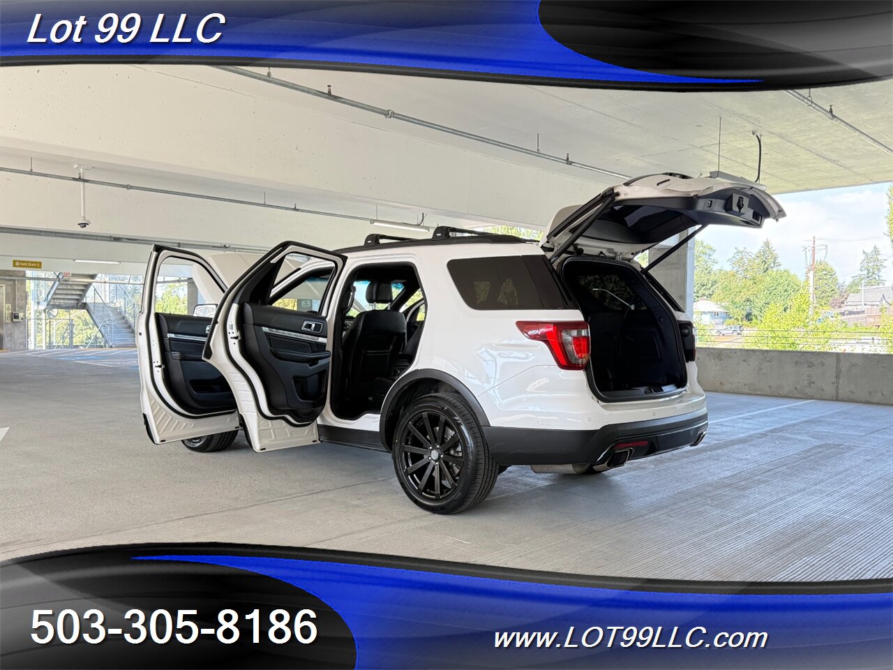 2016 Ford Explorer Sport 4x4 118k 3rd Row Htd-Cld Leather NEW TIRES 7 Passenger Navi Cam Power 3rd Row - Photo 33 - Milwaukie, OR 97267