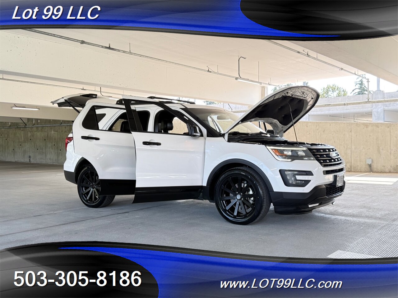 2016 Ford Explorer Sport 4x4 118k 3rd Row Htd-Cld Leather NEW TIRES 7 Passenger Navi Cam Power 3rd Row - Photo 30 - Milwaukie, OR 97267