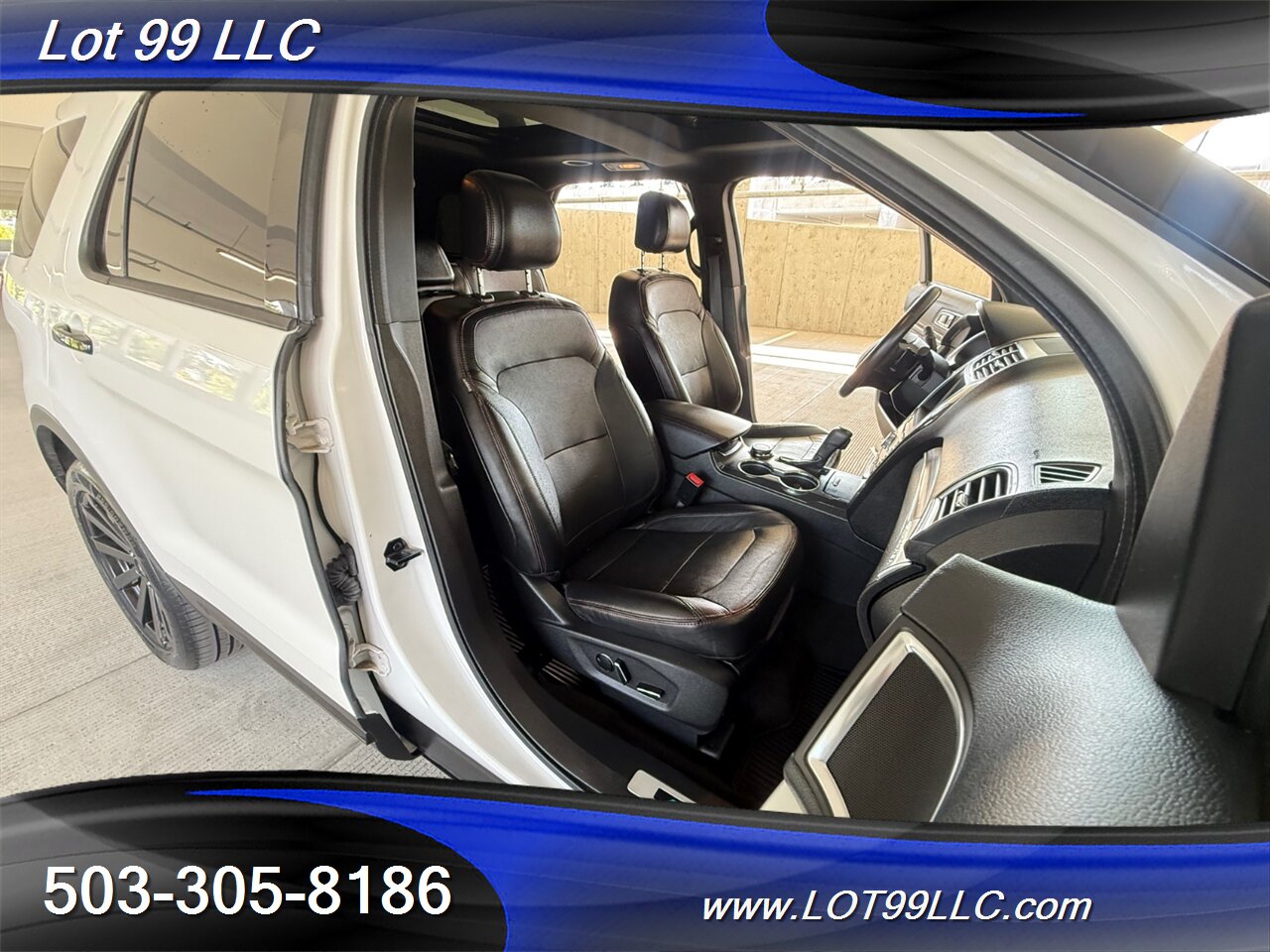 2016 Ford Explorer Sport 4x4 118k 3rd Row Htd-Cld Leather NEW TIRES 7 Passenger Navi Cam Power 3rd Row - Photo 18 - Milwaukie, OR 97267