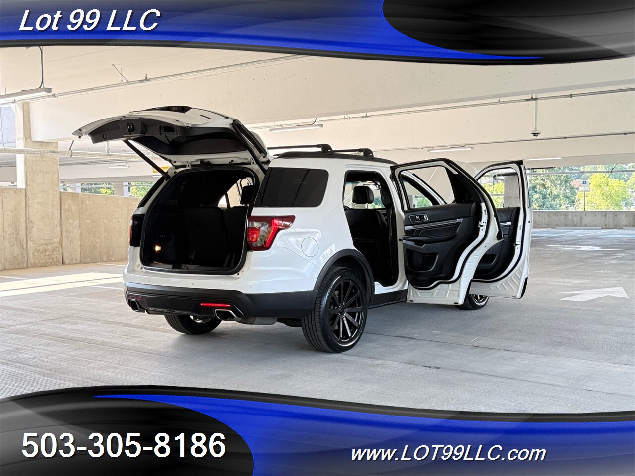 2016 Ford Explorer Sport 4x4 118k 3rd Row Htd-Cld Leather NEW TIRES 7 Passenger Navi Cam Power 3rd Row - Photo 31 - Milwaukie, OR 97267