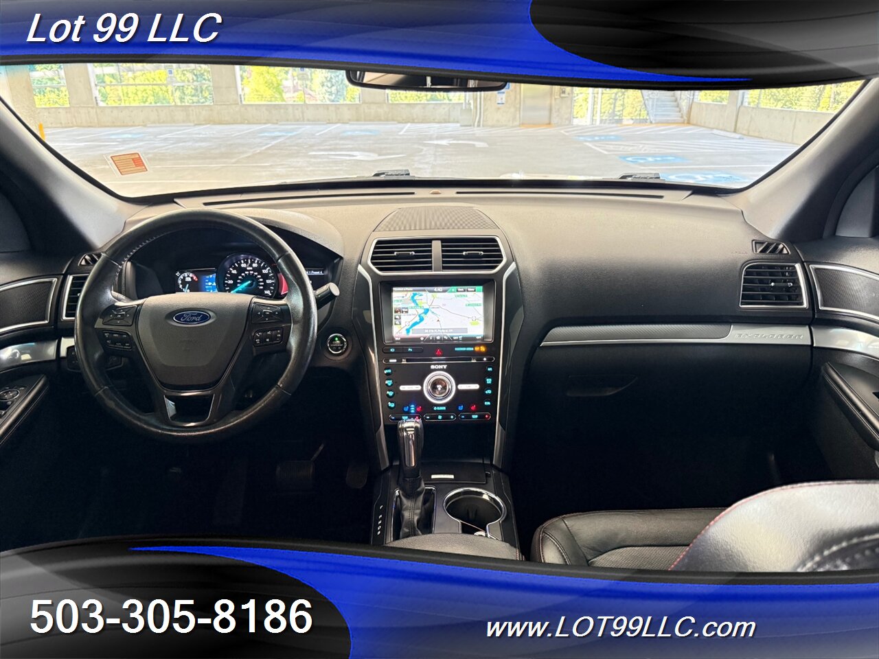 2016 Ford Explorer Sport 4x4 118k 3rd Row Htd-Cld Leather NEW TIRES 7 Passenger Navi Cam Power 3rd Row - Photo 10 - Milwaukie, OR 97267