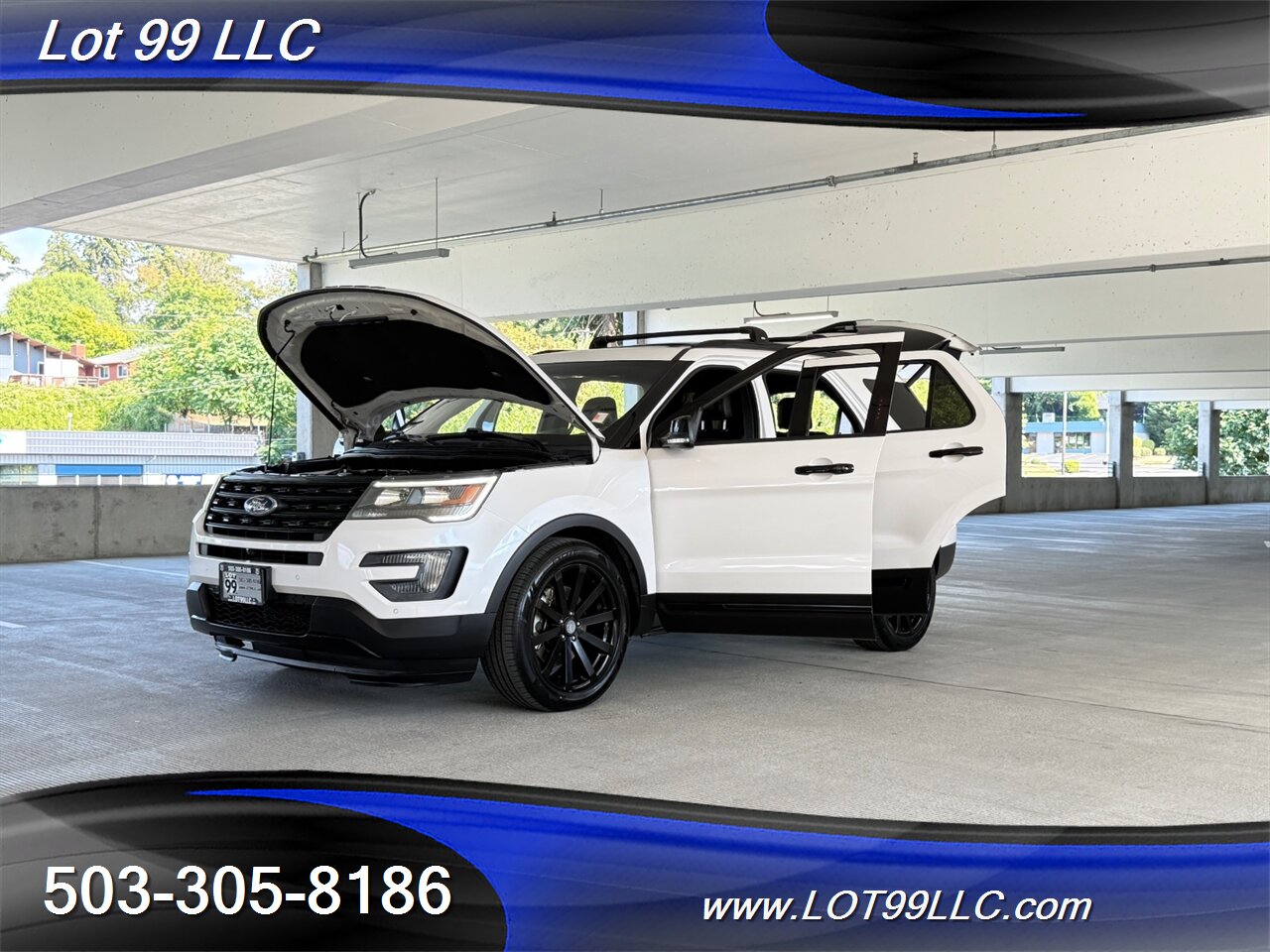 2016 Ford Explorer Sport 4x4 118k 3rd Row Htd-Cld Leather NEW TIRES 7 Passenger Navi Cam Power 3rd Row - Photo 28 - Milwaukie, OR 97267