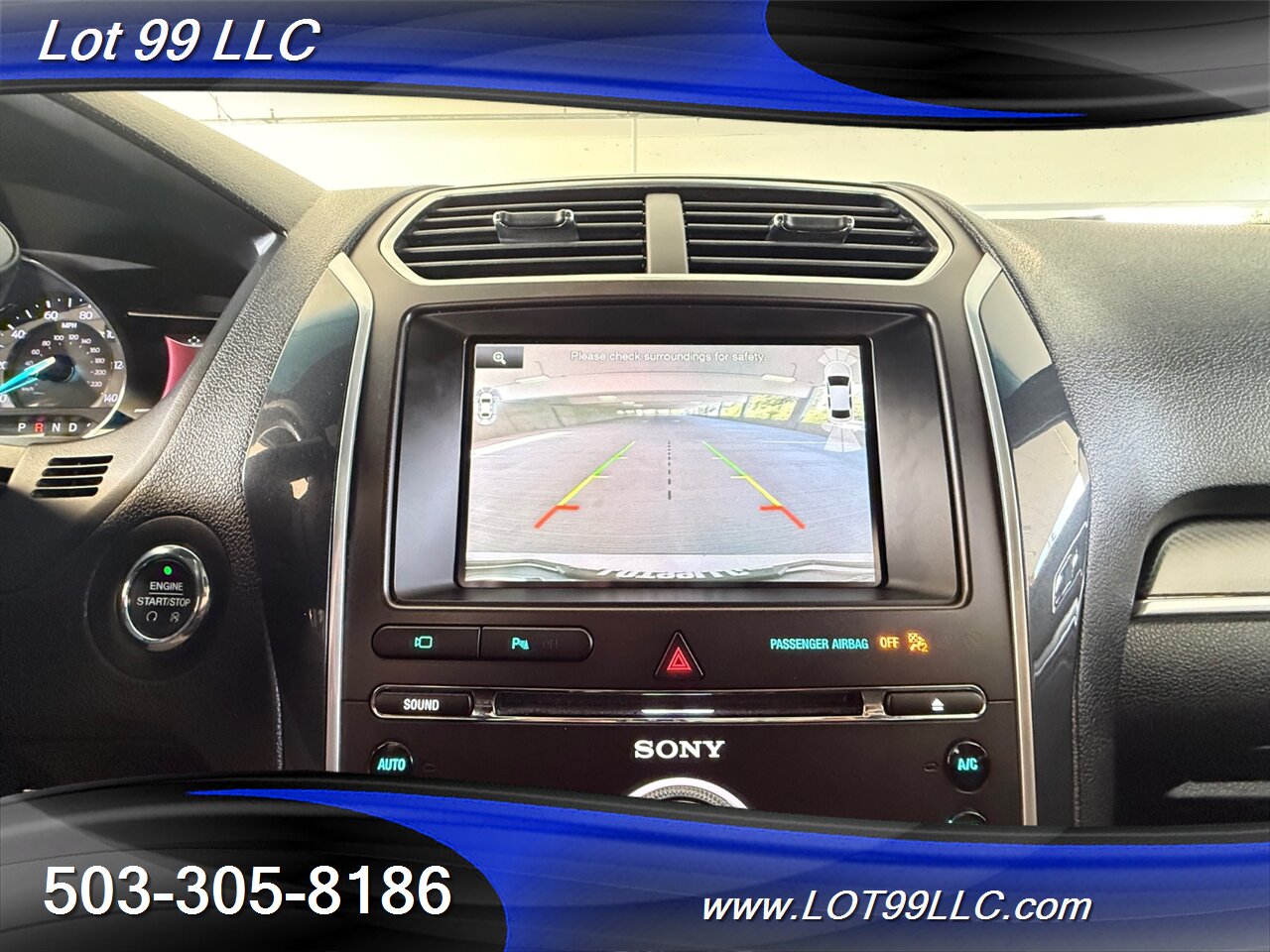 2016 Ford Explorer Sport 4x4 118k 3rd Row Htd-Cld Leather NEW TIRES 7 Passenger Navi Cam Power 3rd Row - Photo 14 - Milwaukie, OR 97267