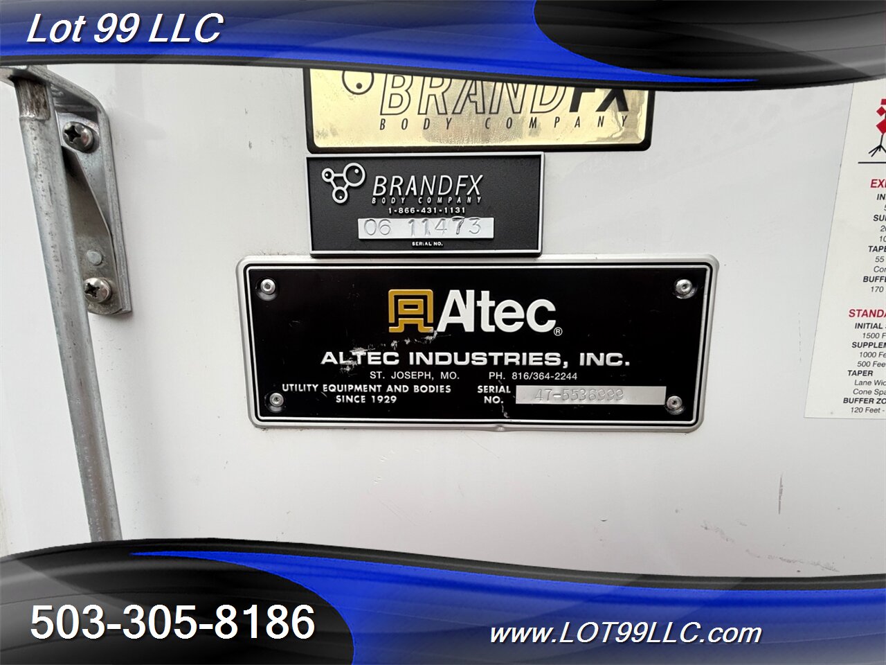 2006 Ford F-450 Dually BrandFX Body Service Truck 1-Owner 114k  Onan Air Propane GenSet BrandFX Body - Photo 44 - Milwaukie, OR 97267