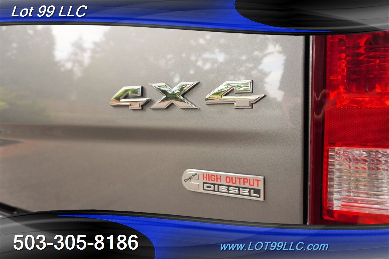 2012 RAM 2500 Laramie 4X4 Mega Cab 6.7L Cummins Diesel Heated AC  Leather Seats LIFTED Chrome Wheels NEW TIRES - Photo 39 - Milwaukie, OR 97267