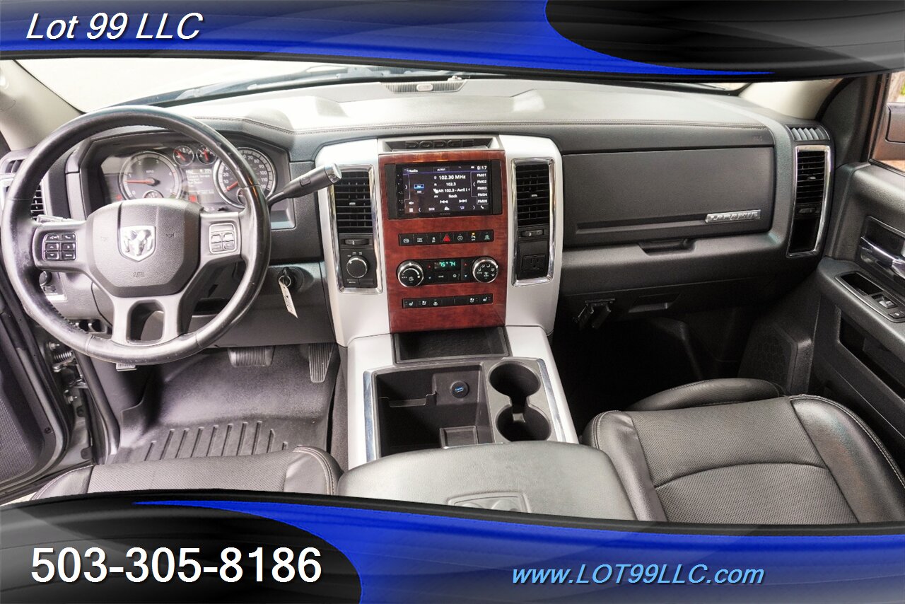 2012 RAM 2500 Laramie 4X4 Mega Cab 6.7L Cummins Diesel Heated AC  Leather Seats LIFTED Chrome Wheels NEW TIRES - Photo 2 - Milwaukie, OR 97267