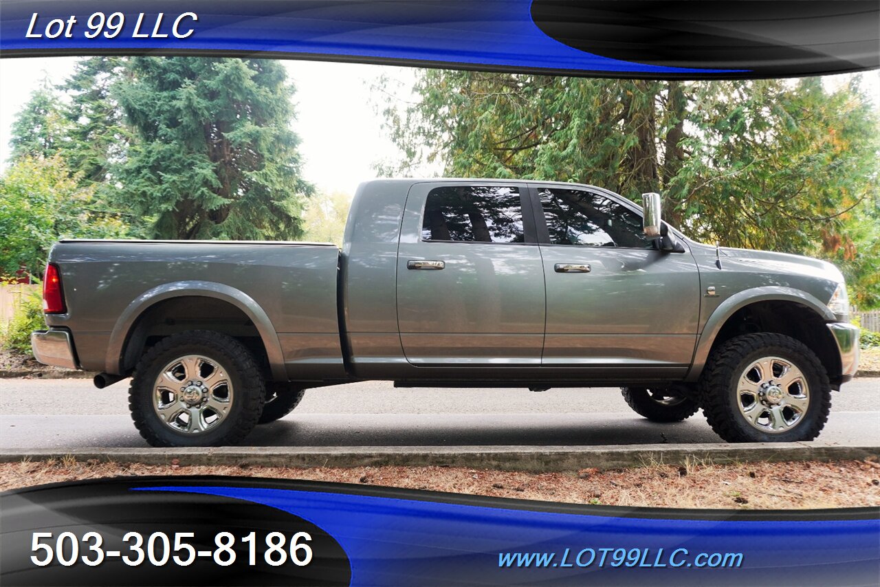 2012 RAM 2500 Laramie 4X4 Mega Cab 6.7L Cummins Diesel Heated AC  Leather Seats LIFTED Chrome Wheels NEW TIRES - Photo 8 - Milwaukie, OR 97267