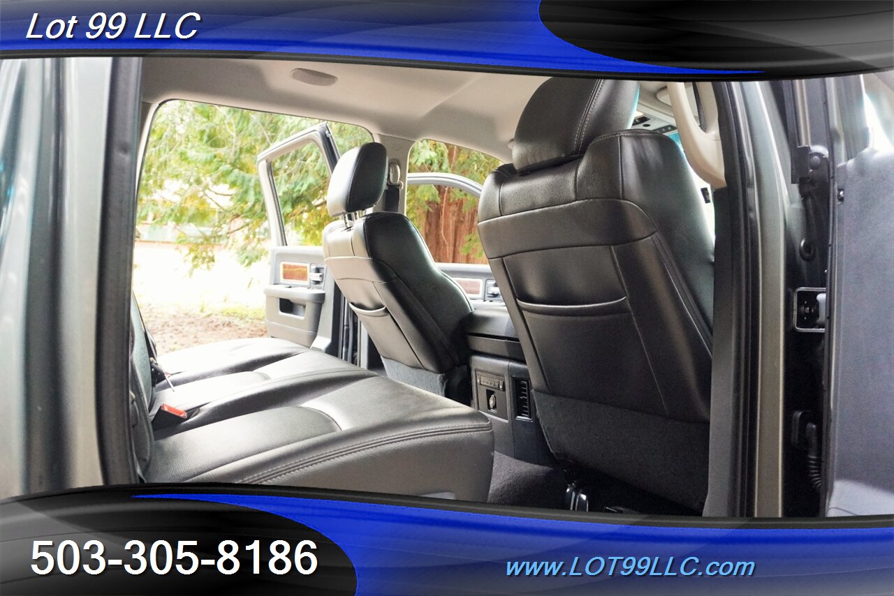 2012 RAM 2500 Laramie 4X4 Mega Cab 6.7L Cummins Diesel Heated AC  Leather Seats LIFTED Chrome Wheels NEW TIRES - Photo 17 - Milwaukie, OR 97267