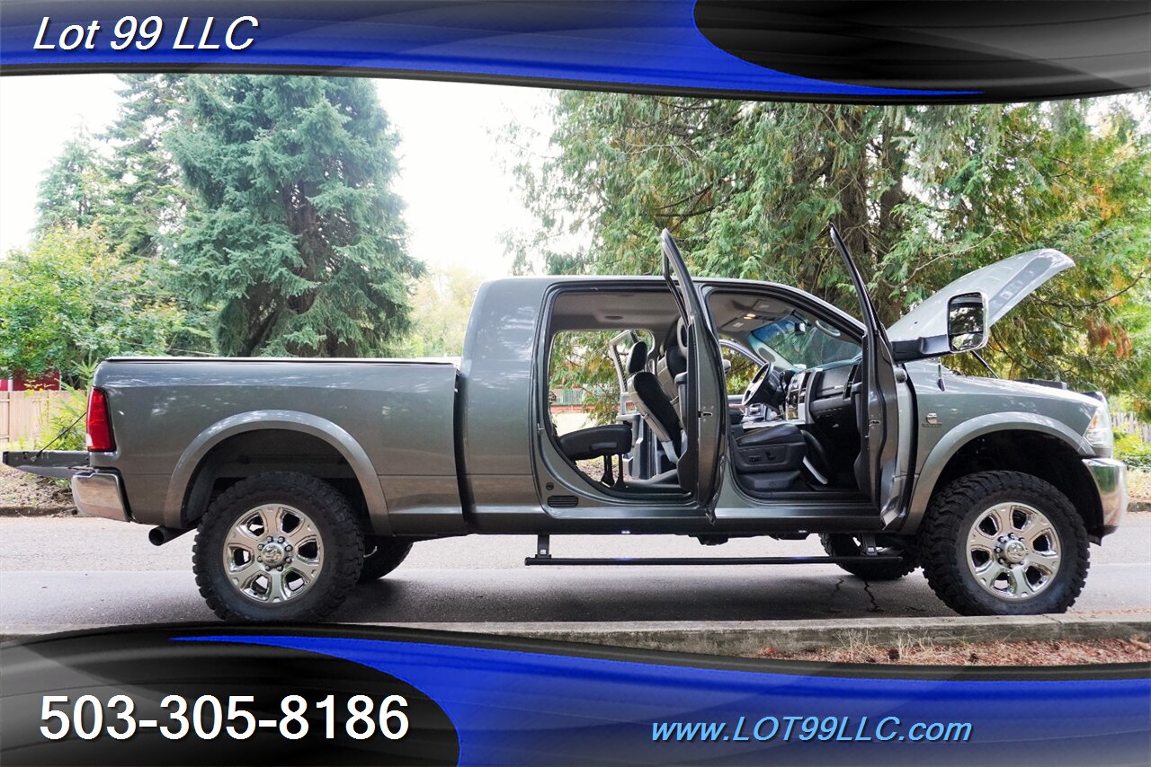 2012 RAM 2500 Laramie 4X4 Mega Cab 6.7L Cummins Diesel Heated AC  Leather Seats LIFTED Chrome Wheels NEW TIRES - Photo 35 - Milwaukie, OR 97267