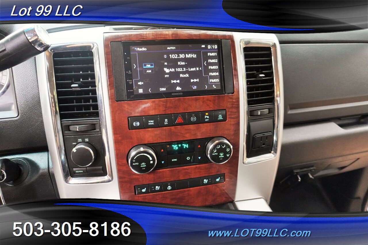2012 RAM 2500 Laramie 4X4 Mega Cab 6.7L Cummins Diesel Heated AC  Leather Seats LIFTED Chrome Wheels NEW TIRES - Photo 22 - Milwaukie, OR 97267