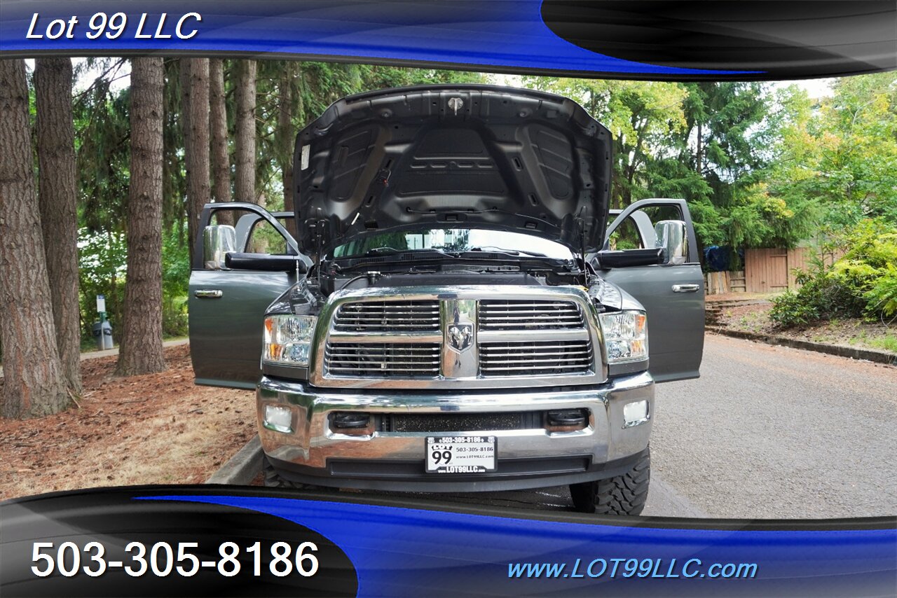 2012 RAM 2500 Laramie 4X4 Mega Cab 6.7L Cummins Diesel Heated AC  Leather Seats LIFTED Chrome Wheels NEW TIRES - Photo 34 - Milwaukie, OR 97267