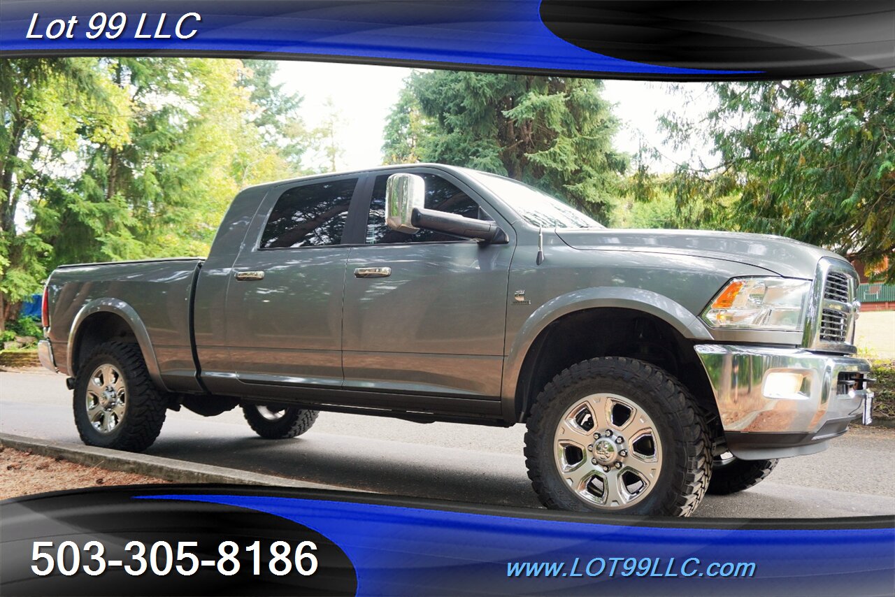 2012 RAM 2500 Laramie 4X4 Mega Cab 6.7L Cummins Diesel Heated AC  Leather Seats LIFTED Chrome Wheels NEW TIRES - Photo 7 - Milwaukie, OR 97267