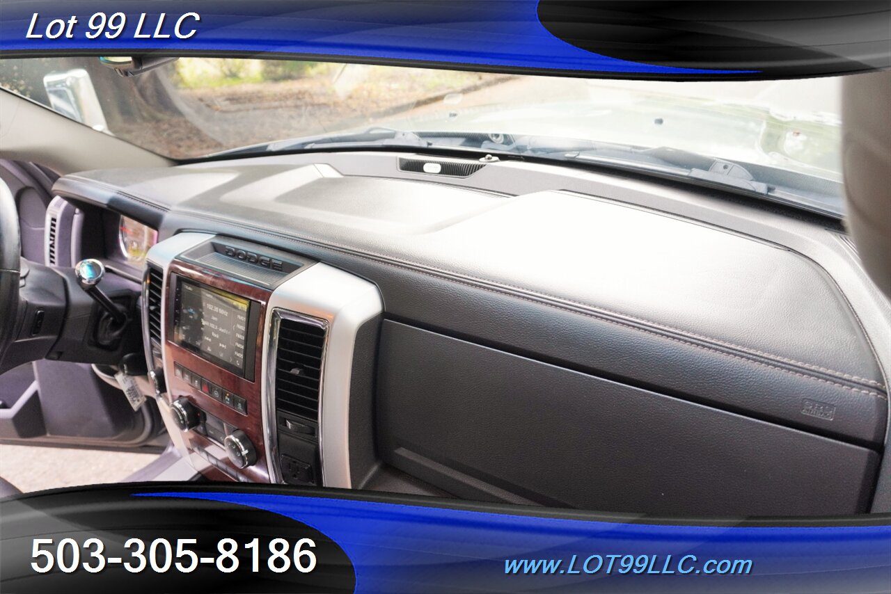 2012 RAM 2500 Laramie 4X4 Mega Cab 6.7L Cummins Diesel Heated AC  Leather Seats LIFTED Chrome Wheels NEW TIRES - Photo 19 - Milwaukie, OR 97267
