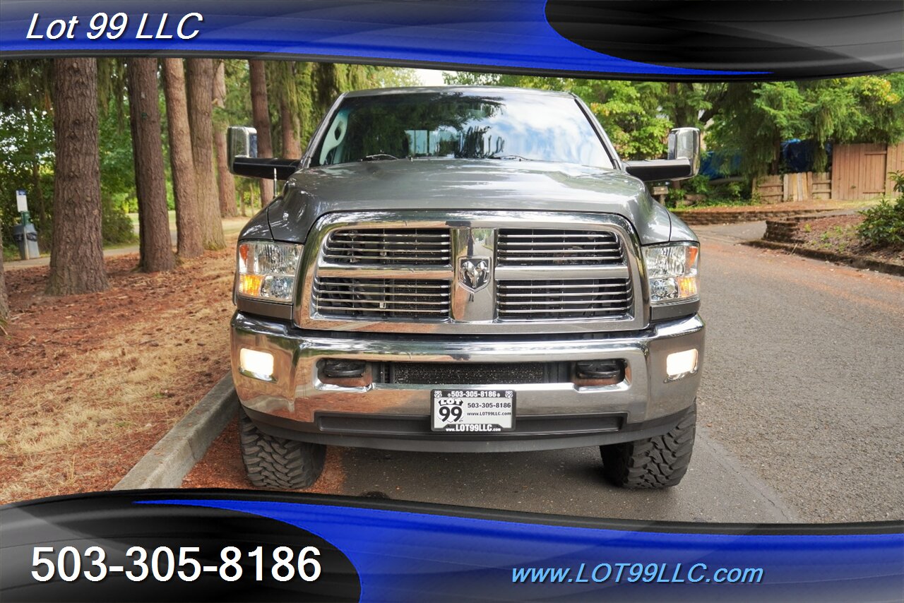 2012 RAM 2500 Laramie 4X4 Mega Cab 6.7L Cummins Diesel Heated AC  Leather Seats LIFTED Chrome Wheels NEW TIRES - Photo 6 - Milwaukie, OR 97267