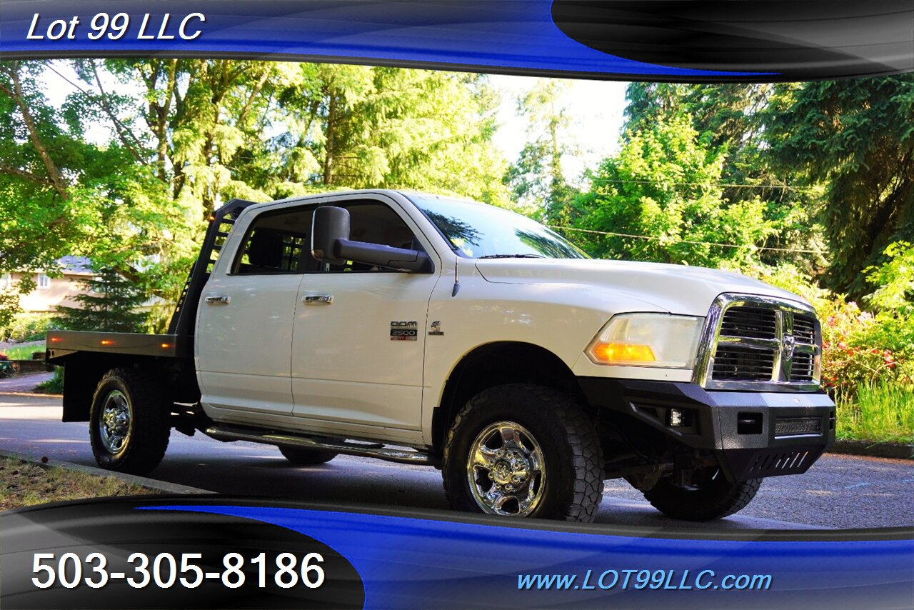 2011 RAM 2500 SLT 4X4 6.7L CUMMINS Diesel FLAT BED Chrome Wheels Newer Tires Local Trade - Photo 8 - Milwaukie, OR 97267