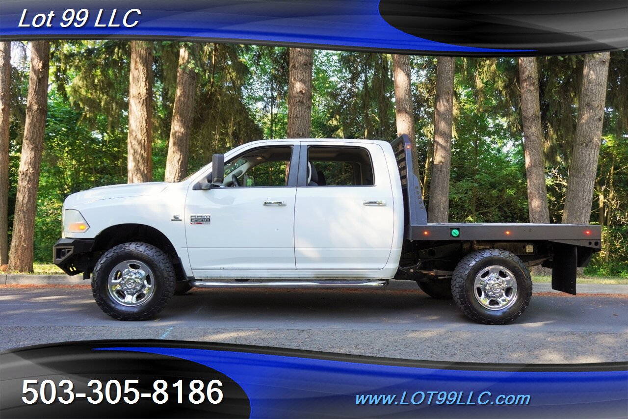 2011 RAM 2500 SLT 4X4 6.7L CUMMINS Diesel FLAT BED Chrome Wheels Newer Tires Local Trade - Photo 1 - Milwaukie, OR 97267
