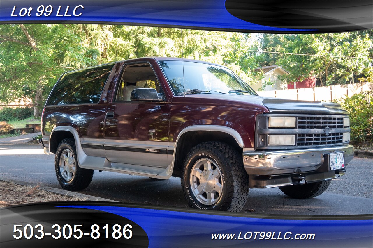 1992 Chevrolet Blazer 2 Door 4x4 Silverado K5 Blazer   - Photo 4 - Milwaukie, OR 97267