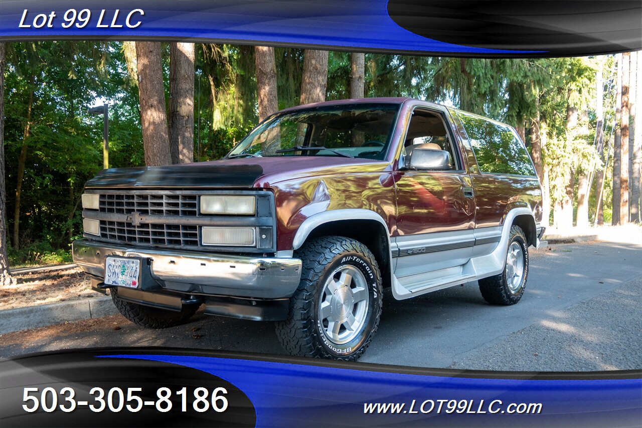 1992 Chevrolet Blazer 2 Door 4x4 Silverado K5 Blazer   - Photo 2 - Milwaukie, OR 97267