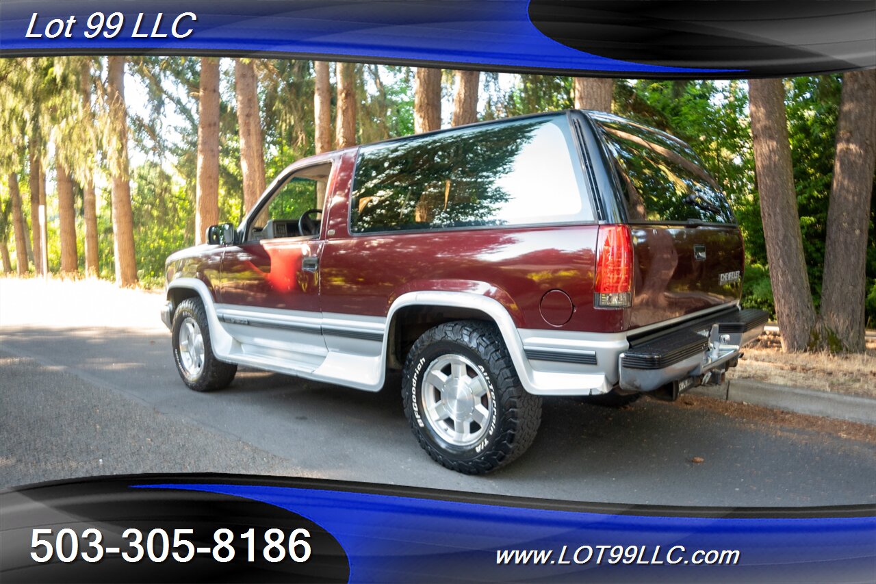 1992 Chevrolet Blazer 2 Door 4x4 Silverado K5 Blazer   - Photo 8 - Milwaukie, OR 97267