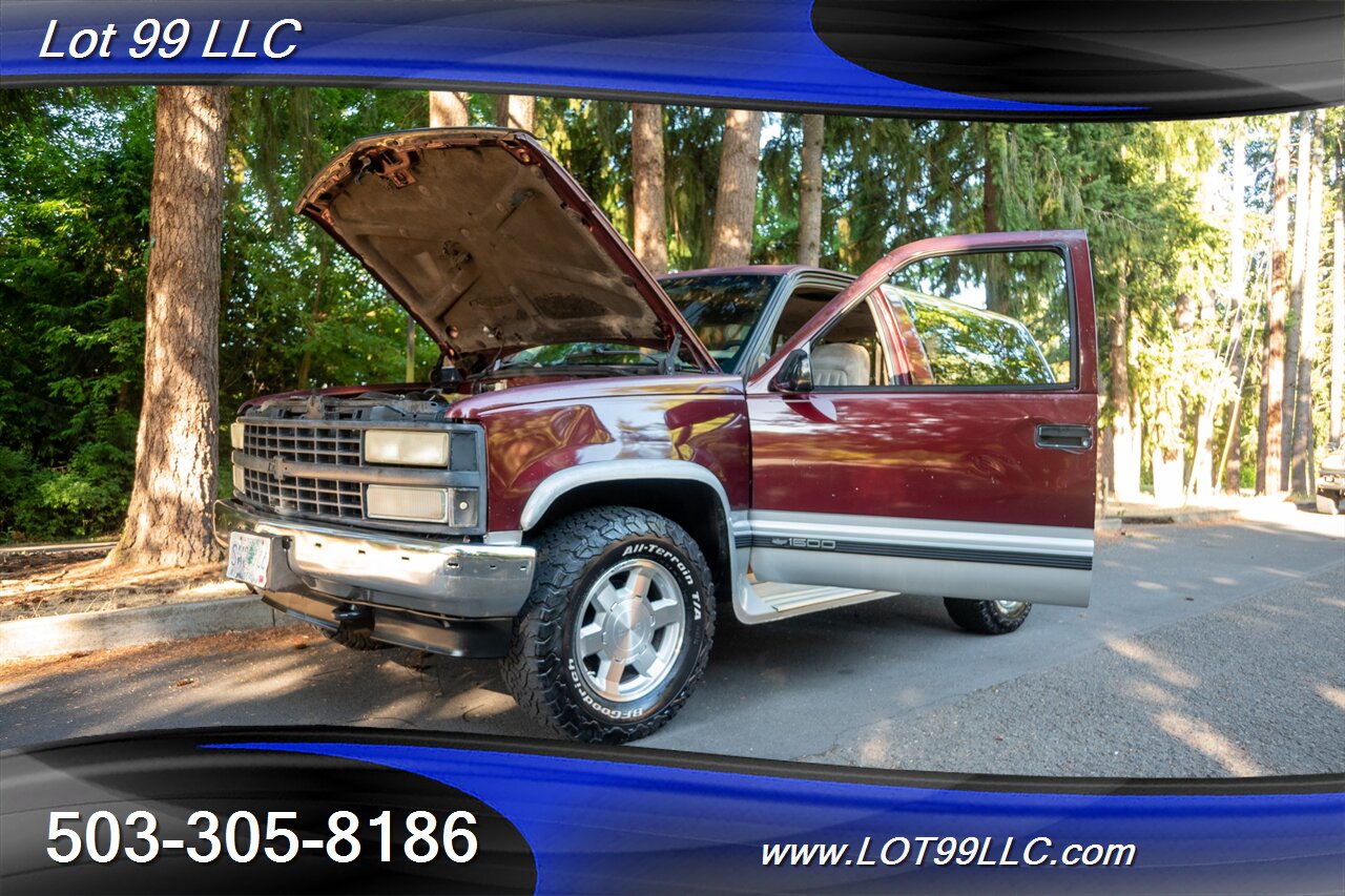 1992 Chevrolet Blazer 2 Door 4x4 Silverado K5 Blazer   - Photo 22 - Milwaukie, OR 97267