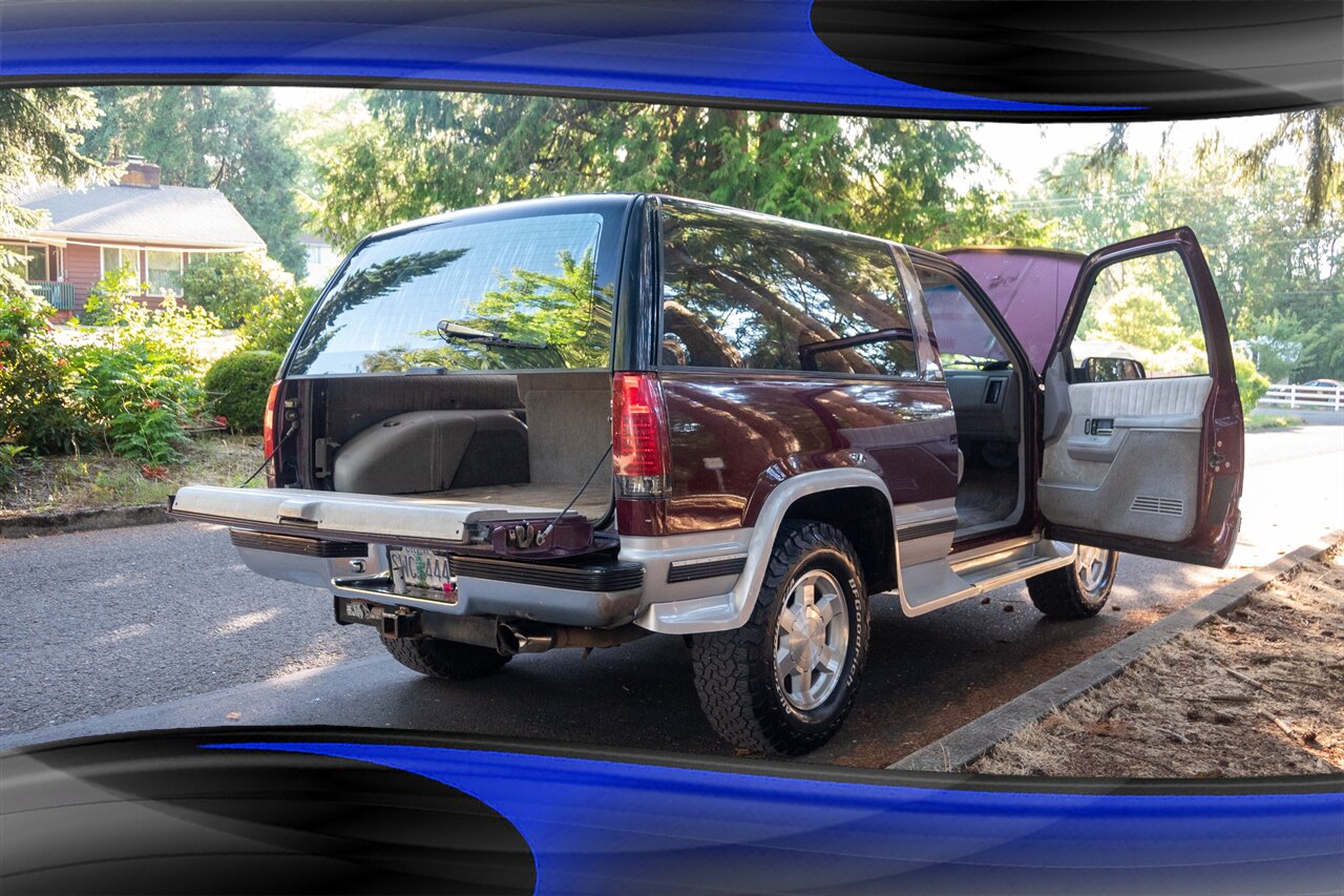 1992 Chevrolet Blazer 2 Door 4x4 Silverado K5 Blazer   - Photo 28 - Milwaukie, OR 97267